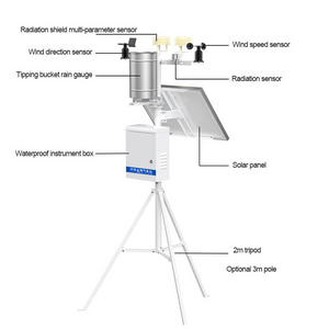 محطة الطقس الذكية الزراعية التلقائية المتكاملة